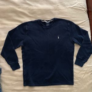 Ralph Lauren Navy waffle Knit